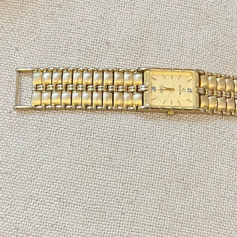 Gold plated Elgin watch